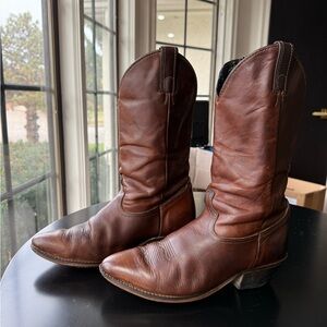 Vintage Laredo Rich Brown Cowboy Boots